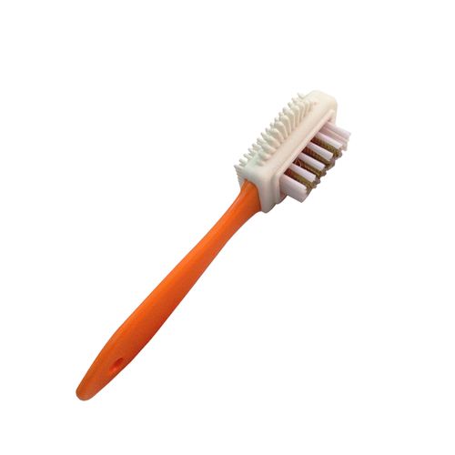 翻絨皮磨砂皮專用清潔刷擦鞋刷護理品工具長柄去污毛刷